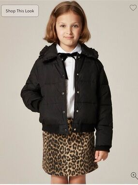 Crewcuts Black Puffer Jacket primaloft